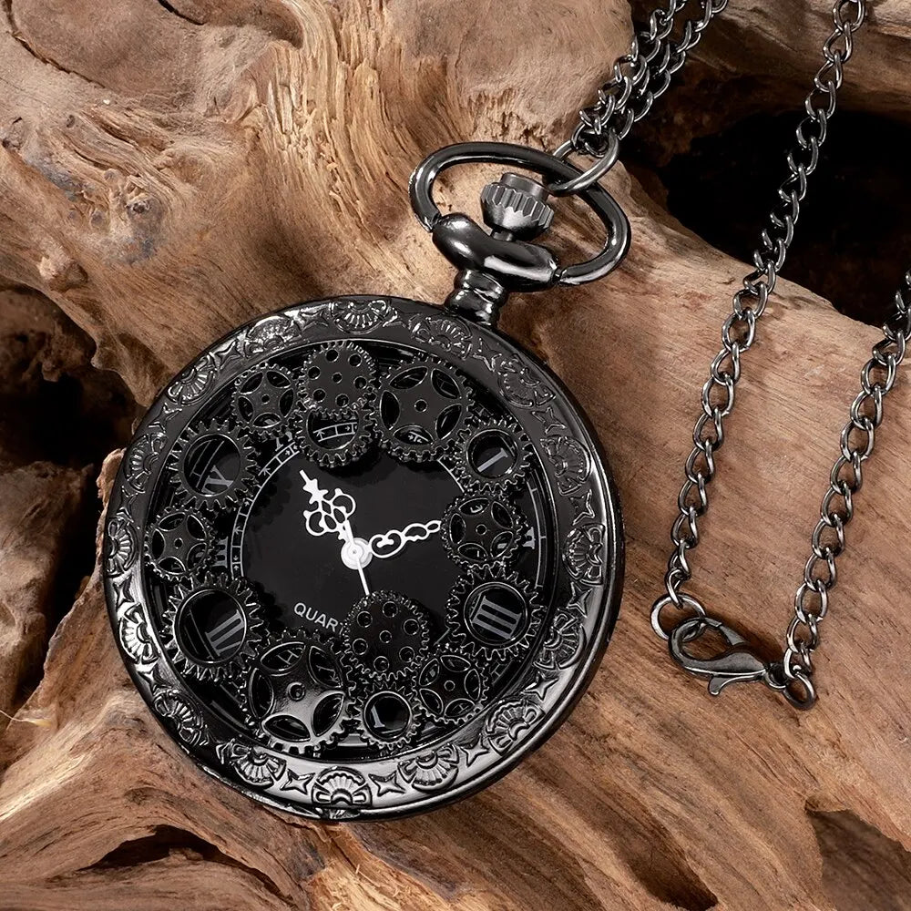 Hollow Gear Pocket Watch , Infinite Steampunk