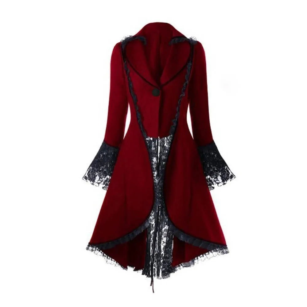 Steampunk Victorian Style Gothic Coat , Infinite Steampunk