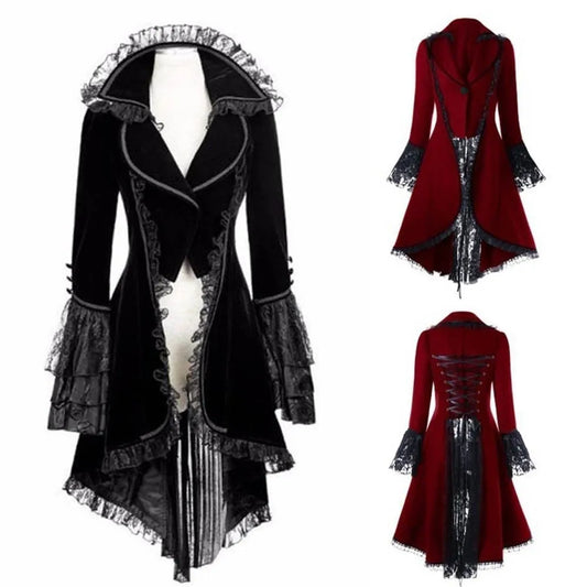 Steampunk Victorian Style Gothic Coat , Infinite Steampunk