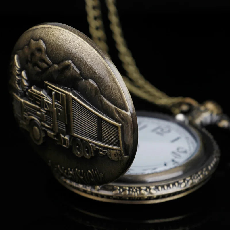 Trucker Pocket Watch , Infinite Steampunk