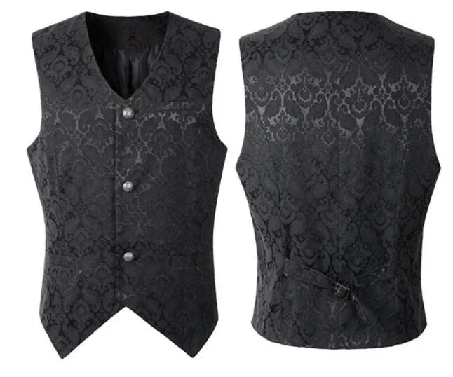 Steampunk Victorian Waistcoat With Cravat , Infinite Steampunk