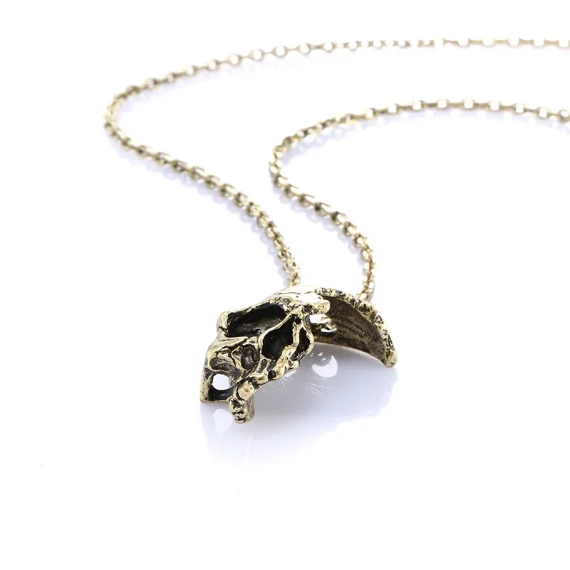 Gothic Skull Pendant Necklace