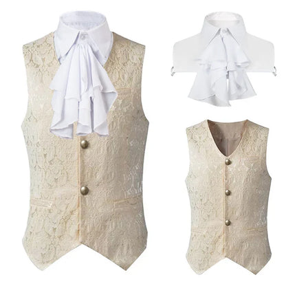 Steampunk Victorian Waistcoat With Cravat , Infinite Steampunk