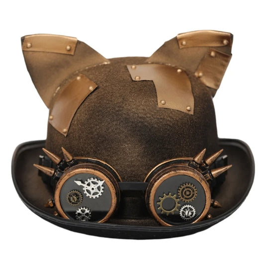 Steampunk Felt Hat , Infinite Steampunk