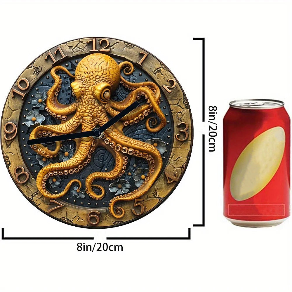 Decorative Octopus Wall Clock