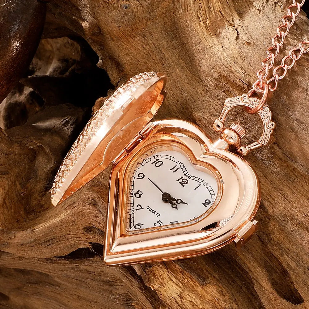 Love Heart Pocket Watch , Infinite Steampunk