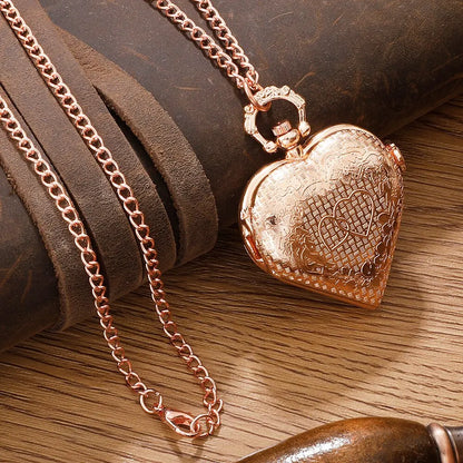 Love Heart Pocket Watch , Infinite Steampunk