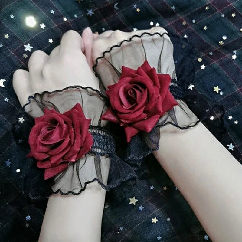 Lolita Lace Wrist Cuffs