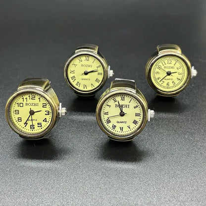 Vintage Punk Quartz Watch Rings , Infinite Steampunk