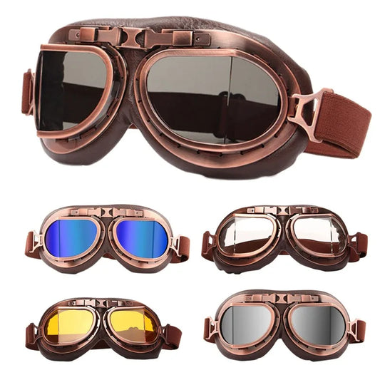 Retro Motorcycle Goggles II , Infinite Steampunk