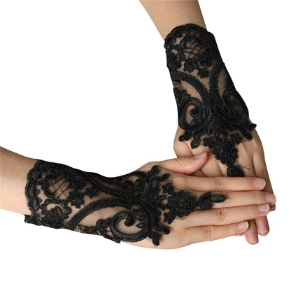 Embroidery Lace Bracelet Gloves