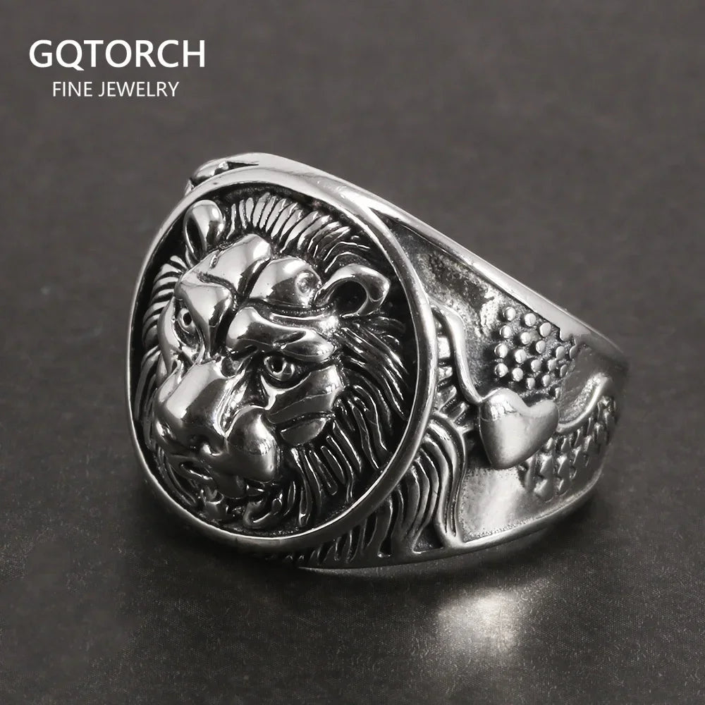 Silver Lion Ring - Infinite Steampunk