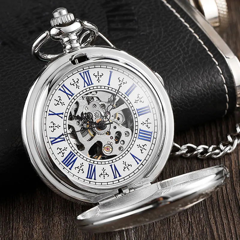 Stainless Steel Pocket Watch - Infinite Steampunk