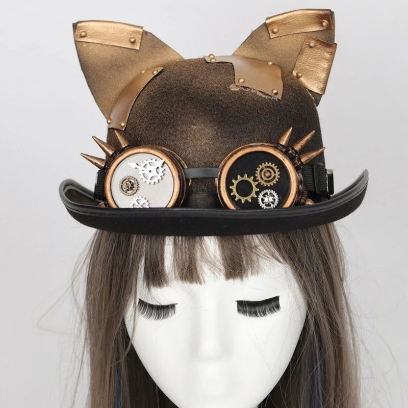 Steampunk Felt Hat - Infinite Steampunk