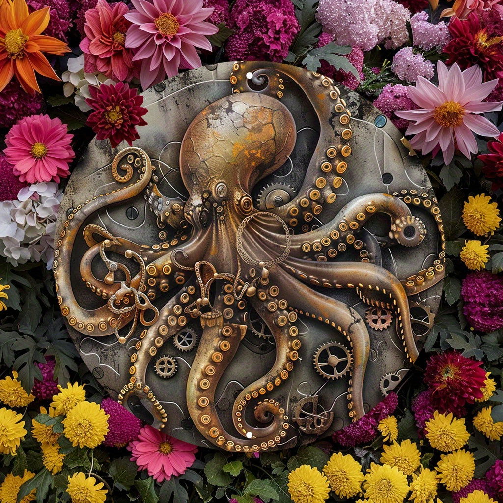 Steampunk Octopus Wall Art - Infinite Steampunk