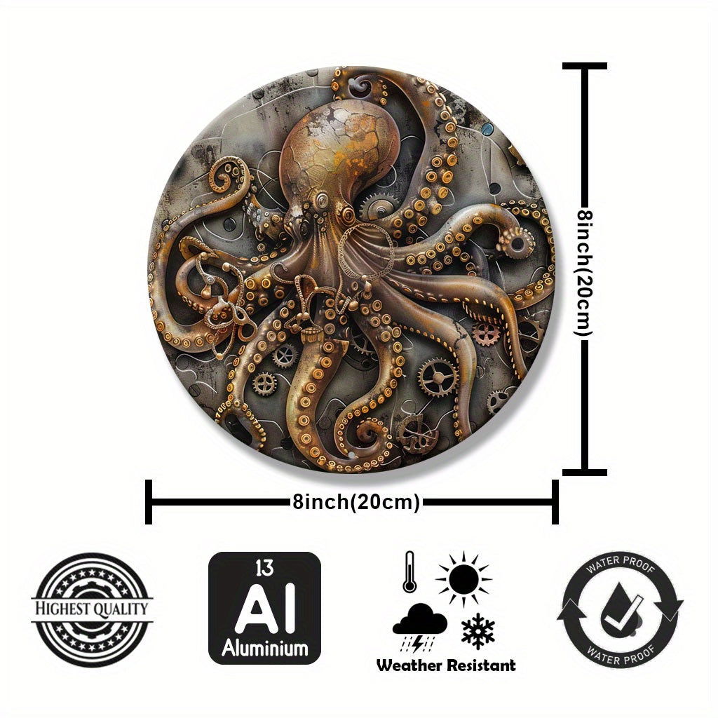 Steampunk Octopus Wall Art - Infinite Steampunk