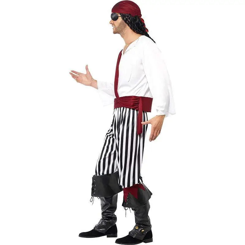 Striped Pirate Trousers - Infinite Steampunk