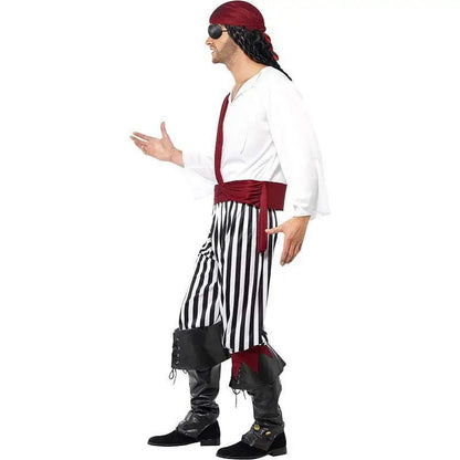 Striped Pirate Trousers - Infinite Steampunk