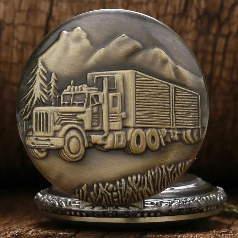 Trucker Pocket Watch - Infinite Steampunk