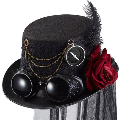 Veiled Steampunk Hat - Infinite Steampunk