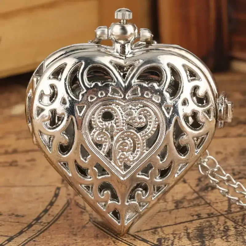 Black Heart Pocket Watch - Infinite Steampunk - Infinite Steampunk